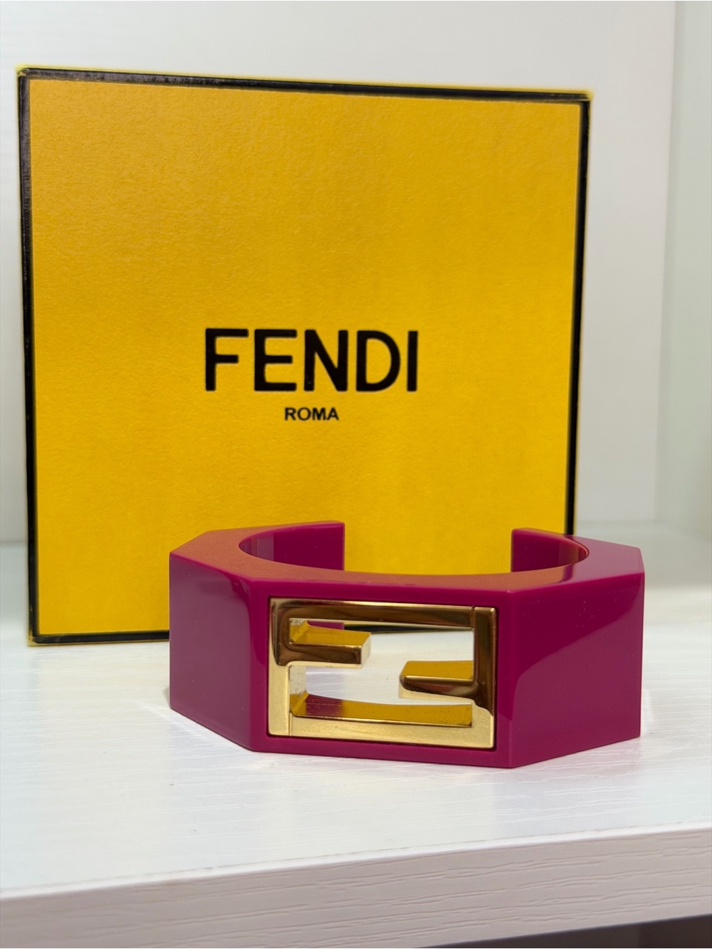 Fendi Baguette FF Resin Cuff